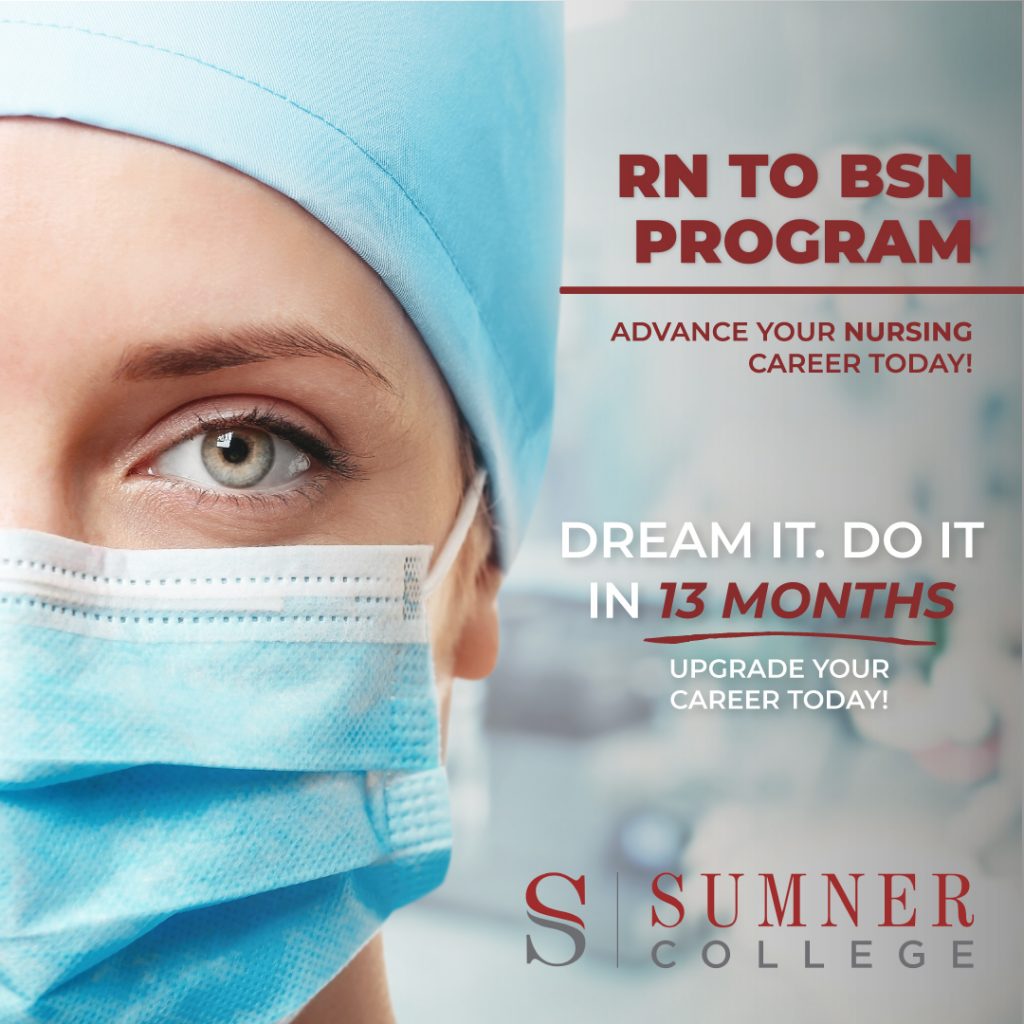 RN to BSN Accelerated. Accredited. Achievable.